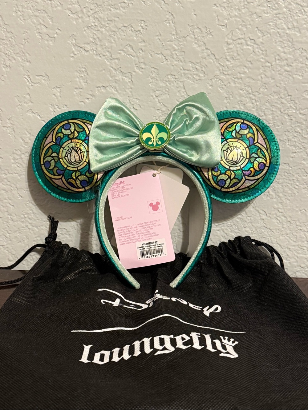 Loungefly Disney Stained Glass Tiana Ears